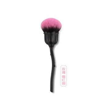 Veľká Veľkosť Kov Rukoväť Rose Powder Blush Make-Up Štetec Pre Tieňovanie Nadácie Základňu Contour Make-Up Štetec Korektor, Kozmetické