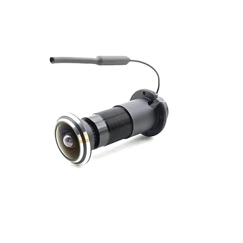 TF Karta WIFI Audio Dvere Očné Jamky Domov 1080P 1.78 mm Široký Uhol FishEye Objektív Siete Mini Peephole Wifi Dvere IP Kamera P2P icsee