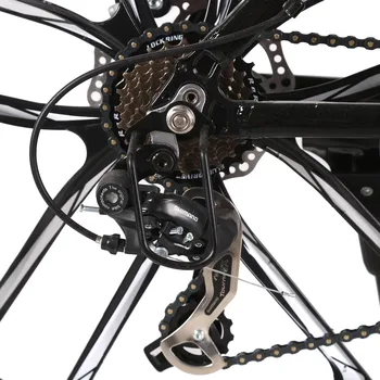 So systémom Leopard horský bicykel 26-palcový 21/24 rýchlosť kolesá z hliníkovej zliatiny rám mountain bike Mechanické dvojité kotúčové brzdy bicykli