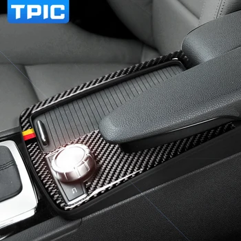 TPIC Uhlíkových Vlákien Multimediálne Handrest Panel Auto sa Vzťahuje Na mercedes W204(2007-2013) W212(2010-2012) C Trieda E Trieda Príslušenstvo