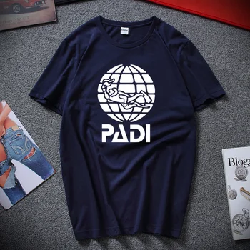 Potápanie ovládač padi T Shirt Top Fashion Camiseta masculina kvalitné Bavlnené tričko Krátky rukáv