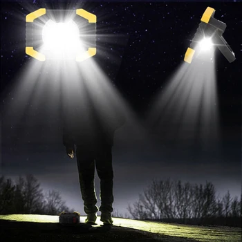 2 Režimy Worklight Bezdrôtový COB LED Pracovné Lampy, Baterku, Rybárske potreby na Kempovanie Bezpečnosti Floodlight Svetlomet, USB Nabíjateľné