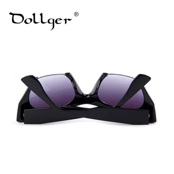 Dollger Cat Eye slnečné Okuliare Ženy Semi-bez obrúčok Rám ružová Gradient Okuliare MÓDNE dámske Okuliare UV400 okuliare na Slnko gafas s0211