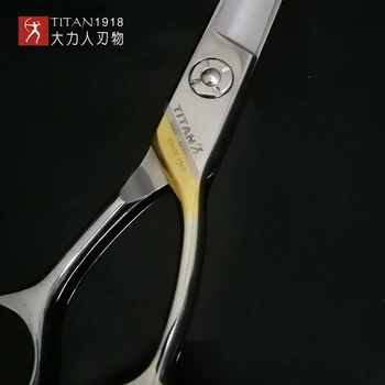 TITAN profesionálne nožnice na Rezanie Rednutie Styling Nástroj Vlasy Nožnice z Nehrdzavejúcej Ocele Salon Kadernícke Nožnice