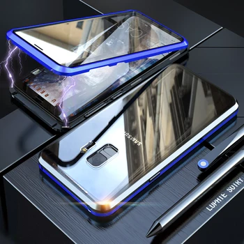 360 Ochranné Puzdro Pre Samsung Galaxy S9 Plus Poznámka 9 8 A50 A70 A51 A71 Note9 S8 Note8 S9Plus Celého Tela Telefónu Magnetické Sa Vzťahuje Na