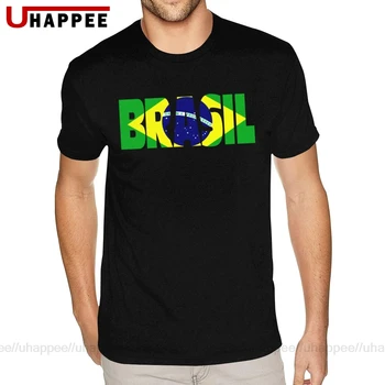 Pride List Brazília Vlajka Tee Tričko Muži 3-6XL Krátky Rukáv, Modrá O Neck T-Shirts