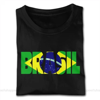 Pride List Brazília Vlajka Tee Tričko Muži 3-6XL Krátky Rukáv, Modrá O Neck T-Shirts