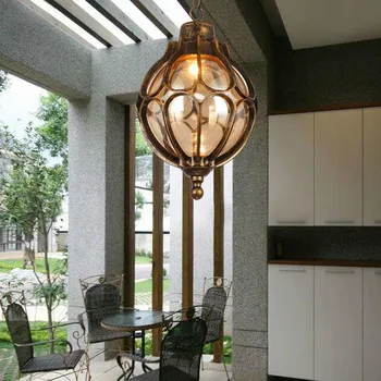Vintage Vonkajšie Prívesok Svetlá Obývacia Izba Prívesok Lamparas De Techo Colgante Moderny Svietidlo Kuchyňa Led Závesné Lampy