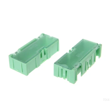 Vysoká kvalita 9pcs/set SMD Kontajner SMT IC Elektronických Komponentov Mini Úložný Box Šperky Prípade