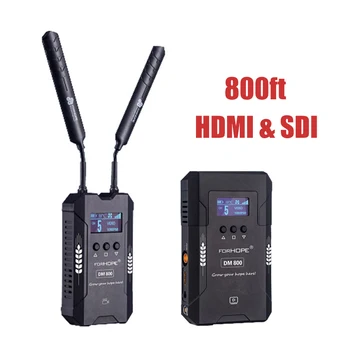 ForHOPE DM800ft Video, Bezdrôtový Prenos Systém HDMI SDI video Vysielač & Prijímač pre Live Broadcast svadobné filmovej tvorby