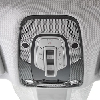 Auto Styling Predné Strecha Lampa na Čítanie Rám Dekorácie, Nálepky Pre Audi Q5 FY 2018 2019 Nehrdzavejúcej Ocele Interiérové Doplnky