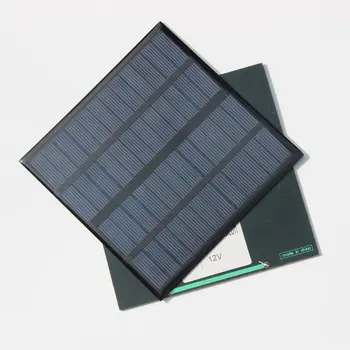 3W 12V Solárne Polykryštalických Solárnych panelov Solárne Batérie Systém Nabíjačku Vzdelávania súpravy Epoxidové 10pcs