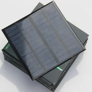 3W 12V Solárne Polykryštalických Solárnych panelov Solárne Batérie Systém Nabíjačku Vzdelávania súpravy Epoxidové 10pcs