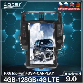 128GB Na Toyota Land Cruiser Prado 150 2010-2013 Tesla Veľkej Obrazovke Android 9 autorádia Multimediálne DVD Prehrávač, GPS Navigáciu Jednotky