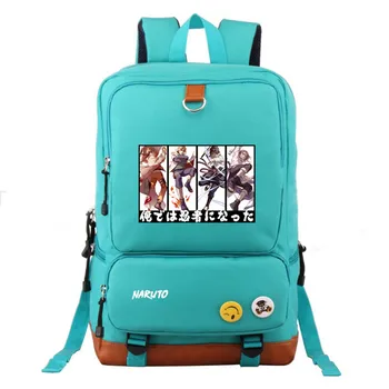 Anime Naruto Mochila batoh ženy Unisex Móda Hip Hop Notebook Vonkajší Šport Študent Bagpack College Mužov taška pre školy