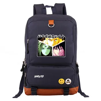 Anime Naruto Mochila batoh ženy Unisex Móda Hip Hop Notebook Vonkajší Šport Študent Bagpack College Mužov taška pre školy