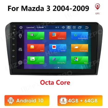 IPS DSP 4 GB 64 GB PX5 Android 10 autorádia GPS na Mazda 3 2004 - 2009 RDS 9 Palec 2 Din Stereo Prehrávač, WIFI, Bluetooth, Navigácia