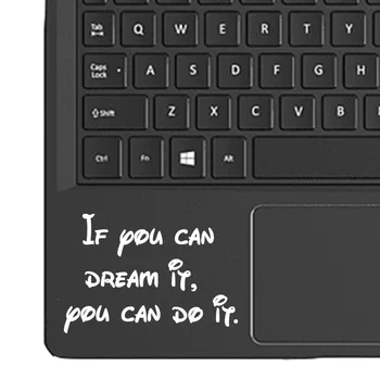 Keď Snívať vieš, To Citát Notebook Nálepka pre MacBook Odtlačkový Air Pro 16