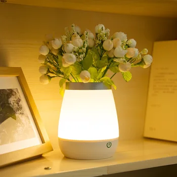 Váza, Stolové Lampy, Nočné LED Nočné Svetlo Modernej Kvet Držiteľ Detí Teplé Led USB Stolové Lampy, Obývacej Izby, Dekorácie, Darčeky