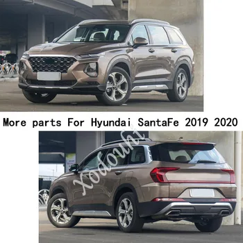 Auto Vnútorné Vnútri Prah Nárazníka Výbava Nehrdzavejúcej Ocele Šúchať Prahu batožinového priestoru Doska Pedál 4pcs Pre Hyundai Santa Fe SantaFe 2019 2020