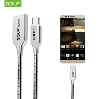 GOLF Kirsite 1m Micro USB Sync Dátový Nabíjací Kábel Pre Samsung S4 S6 S7 Okraji Pozn.2/4 LG G3 G4 Česť 6 Plus Android Nabíjací Kábel
