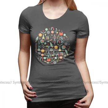 Hviezda Labs T-Shirt Vedy Štúdia Tričko XXL O Krk Ženy tričko-Krátke Rukáv Grafické Biela Street Wear Kawaii Dámy Tee Tričko
