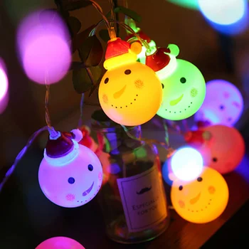 Snehuliak Led Víla String Svetlá Santa Led Vianočné Svetlo Domov Záhrada, Krytý Party, Svadba, Vianoce, Vianočné Dekorácie Svetla