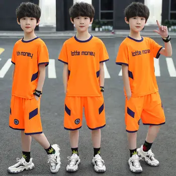 Dospievajúci chlapec classisc pozadie športové tričko nastaviť rýchle sušenie oblečenie, detské odevy deti basketbal Chlapci jednotné