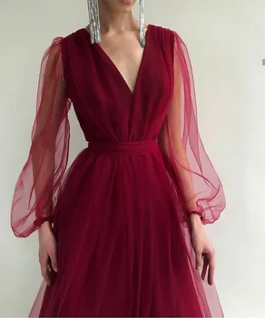 2020 dámske Letné Oka Svietidla Rukáv V krku Vrstva Šaty Elegantné Party Formálne Šaty Mujer Vestido