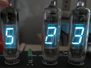 Bývalý Sovietsky 4-Bitový YS13-13 Nixie Hodiny Auta Čas Elektronickej Svetelnej Žiary Nixie Tube Clock Čas Letí Zaniká