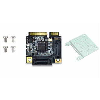 H1111Z Pridať Na Karty Mini PCI-E slot karty PCI Express 2 Porty SATA 3.0 Prevodník SSD HDD SATA3 Radič Rozširujúca Karta SATA Násobiteľ