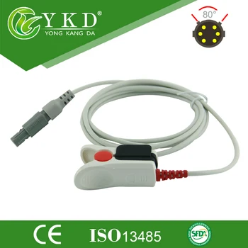 Priame Resuable Kompatibilné mindray (oximax modul)PM9000 Express Dospelých Prst Klip SpO2 Senzor 3m 6Pin