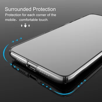 Imak Prípade Crystal Pro Úplné Pokrytie PC Surround Clear Kryt pre Samsung Galaxy s rezacím zariadením S10 /S10e /S10 Plus Transparentné Prípade Pevného