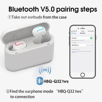 1500MAH Bluetooth Slúchadlo 5.0 Bezdrôtové Slúchadlá Slúchadlá, Handsfree Slúchadlá Športové Slúchadlá Herné Headset Telefón PK HBQ