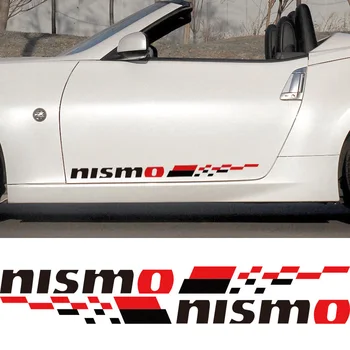 3 Páry Prispôsobenie NISMO Dvere Auta Nálepky odtlačkový Auto-Styling Pre Nissan qashqai krčma pri ceste almera x-trail tiida auto príslušenstvo