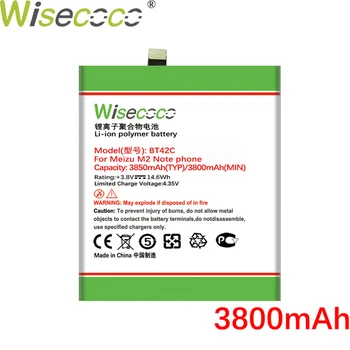WISECOCO 4000mAh BT42C Batérie Pre Meizu M2 Poznámka Mobilný Telefón Na Sklade, Vysoká Kvalita Sledovacie Číslo