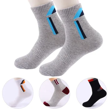 5 Párov /veľa Veľkoobchod Ponožky pánske Bavlnené Športové Ponožky Outdoor Turistika Ponožky Basketbal Ponožky Muž Vysokej Kvalite Veľkosti (7-12)
