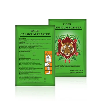 40pcs/veľa tiger Hot tiger balzam lepidlo capsicum omietky,tradičných Čínskych bylín pohodlné capsicum omietky