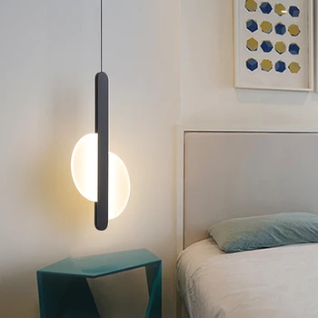 Moderný Škandinávsky Vysoký Strop LED Prívesok, Lampy, Nočné Obývacia Izba Osvetlenie Dlhý Kábel Pozastavenie Svietidlo Dizajn