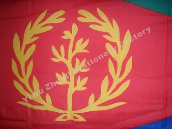 Eritrea Vlajka 150X90cm (3x5FT) 115g 100D Polyester Dvakrát Prešité Vysokej Kvality Doprava Zadarmo