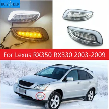 1set LED svetlá pre denné svietenie pre Lexus RX350 RX330 2003~2009year predné hmlové svietidlo drl nárazníka svetlo