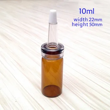 Mini jasné a hnedé sklo fľaše 3,5,7,8,10,12 ml s mäkké plastové kvapkadla, nápad pre prebaľovanie kvapaliny