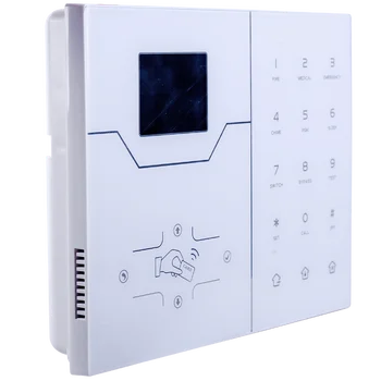 433Mhz taliansky zvukové upozornenie Bezdrôtové pripojenie RJ45 TCP IP Alarm GSM Smart Security domáci Alarm Systém S Včasné rameno deaktiváciu Funkcie