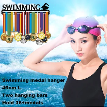 DDJOPH medaila vešiak na kúpanie, Šport medaila displej rack Medaila držiak pre 36+ medaily