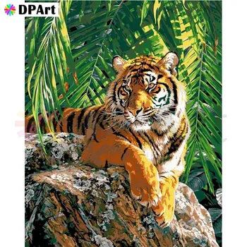 Nový Diamond Maľovanie 5D Plné Námestie/Kolo Vŕtať Zvierat Tiger Daimond Drahokamu Výšivky Maľovanie Cross Stitch Stenu Decor M607