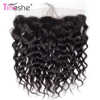 Tinashe Vlasy Vody Vlna Zväzky S Čelnej Peruánskej Ľudské Vlasy, 3 Zväzky S Uzáverom Hd Transparentnej Čipky Čelnej S Zväzky