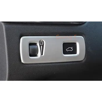Auto Stick Styling ABS Chrome Predné Vedúci Svetlo batožinového priestoru Spínač Výbava Rám Lampa Tvarovanie 1pcs Pre VOLVO XC40 2018 2019 2020