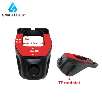 Smartour HD Dash Cam Dvr Dash Kamera Auta DVR android Auta dvr rekordér Auto Navigácia Mini Hidding Fotoaparátu na Auto Nahrávanie