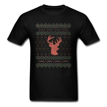 Nový Príchod Mládež Tshirts Kolo Golier Bavlna Zimné Basic Tričká Ženy Muži Vtipné Vianočné Elk Lumbálna T-Shirts Muž