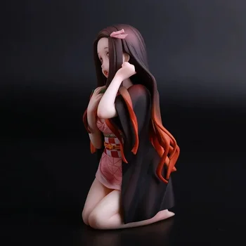 Anime Démon Vrah Kimetsu č Yaiba PVC Akcie Obrázok Kamado Nezuko Sexy Dievča Figúrka Model Figuals Bábiky Hračky Darček